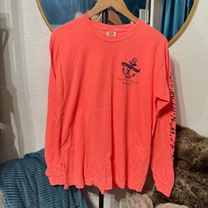 Comfort Colors Coral Long Sleeve Tee
